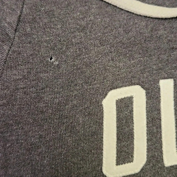 🛍Old Navy Full Zip Charcoal Grey Drawstring Hooded Sweatshirt Womens Size S - Picture 6 of 6